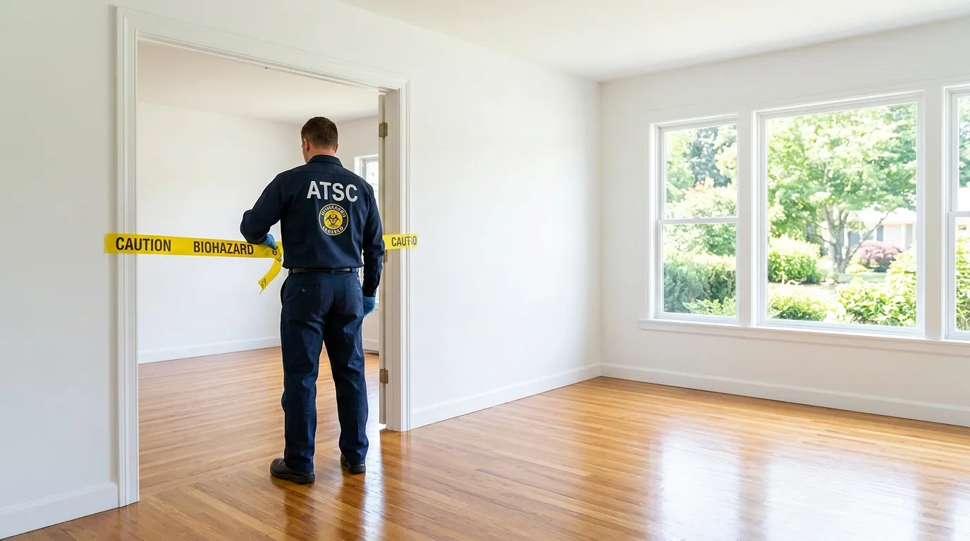 Certified biohazard cleanup crew performing Trauma Scene Cleanup in Vero Beach South